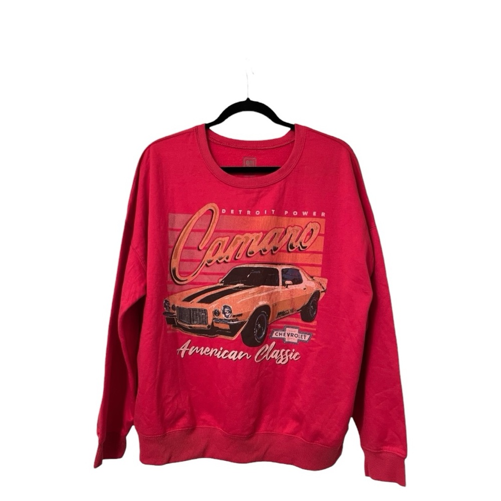 GM Branded Women’s Camaro Pullover Sweatshirt - Red, Size XL | NWOT |